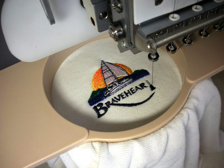 Custom Boat Name Embroidery